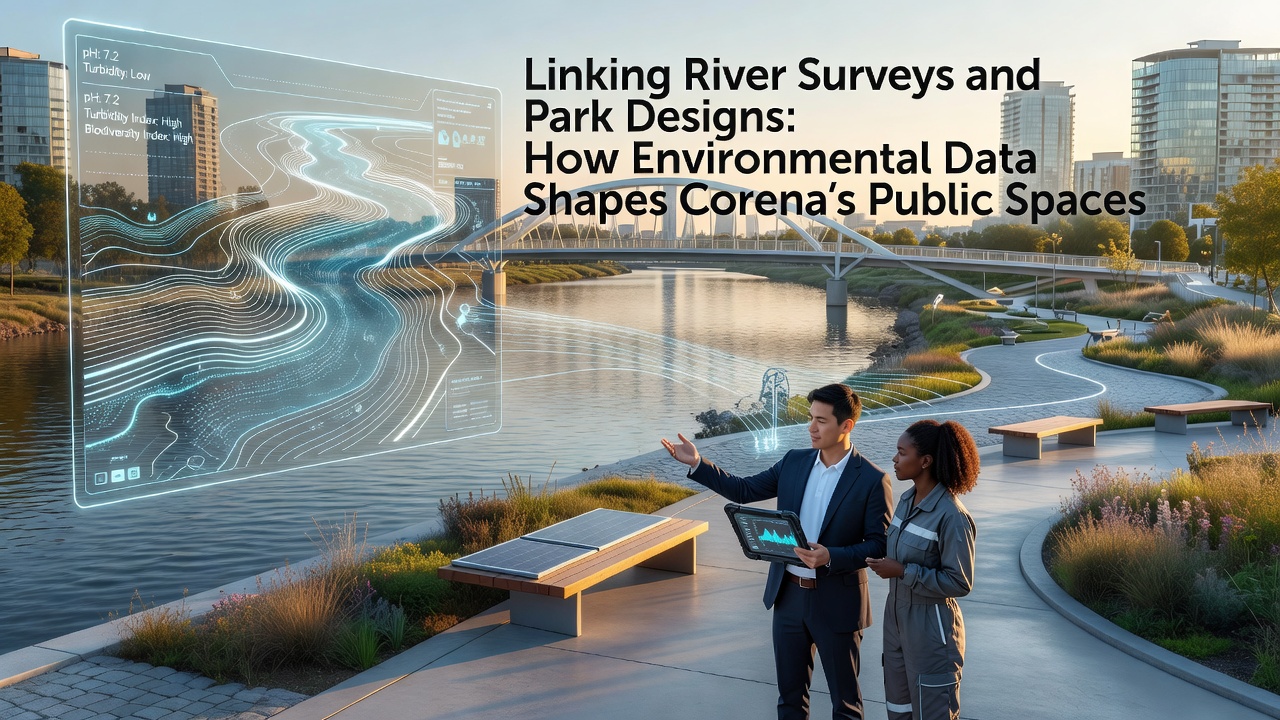 Linking River Surveys and Park Designs: How Environmental Data Shapes Corena's Public Spaces